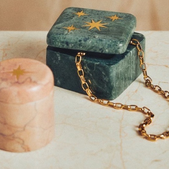 LAST GREEN🔥Starry Nights Marble Star Trinket Box - Picture 9 of 11